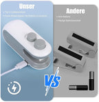 Portable Mini Sealing Machine - 2 in 1 USB Rechargeable Heat Sealer for Snacks & Food