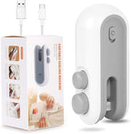 Portable Mini Sealing Machine - 2 in 1 USB Rechargeable Heat Sealer for Snacks & Food